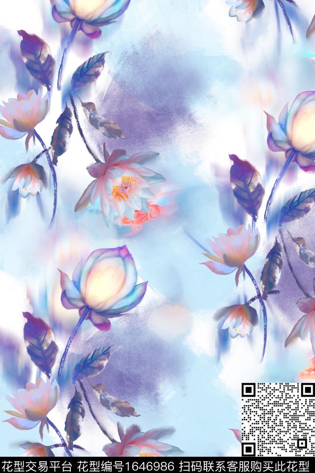 印花花型下载（图片编号: 1646986） - 瓦栏（Walan）