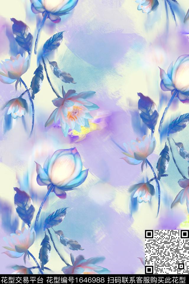 印花花型下载（图片编号: 1646988） - 瓦栏（Walan）