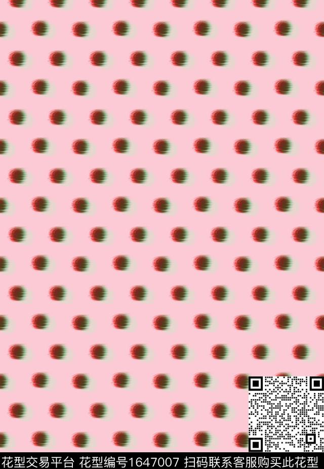 抽象波点渐变数码印花花型下载（图片编号: 1647007） - 瓦栏（Walan）