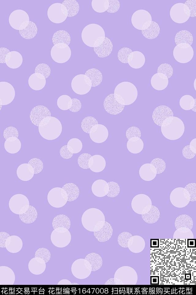 几何波点数码印花花型下载（图片编号: 1647008） - 瓦栏（Walan）