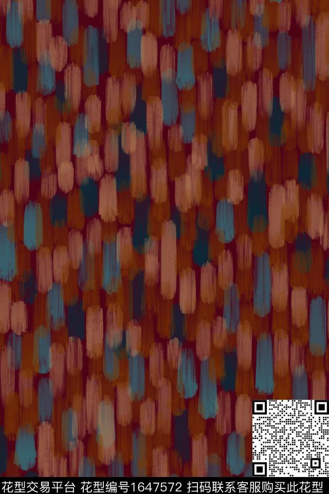 点彩肌理笔触数码印花花型下载（图片编号: 1647572） - 瓦栏（Walan）