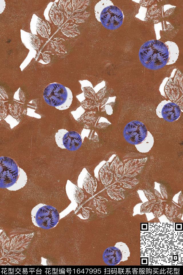 印花花型下载（图片编号: 1647995） - 瓦栏（Walan）