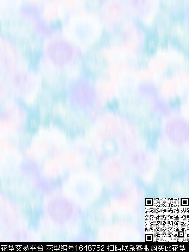 花卉柔焦花卉抽象花卉数码印花花型下载（图片编号: 1648752） - 瓦栏（Walan）