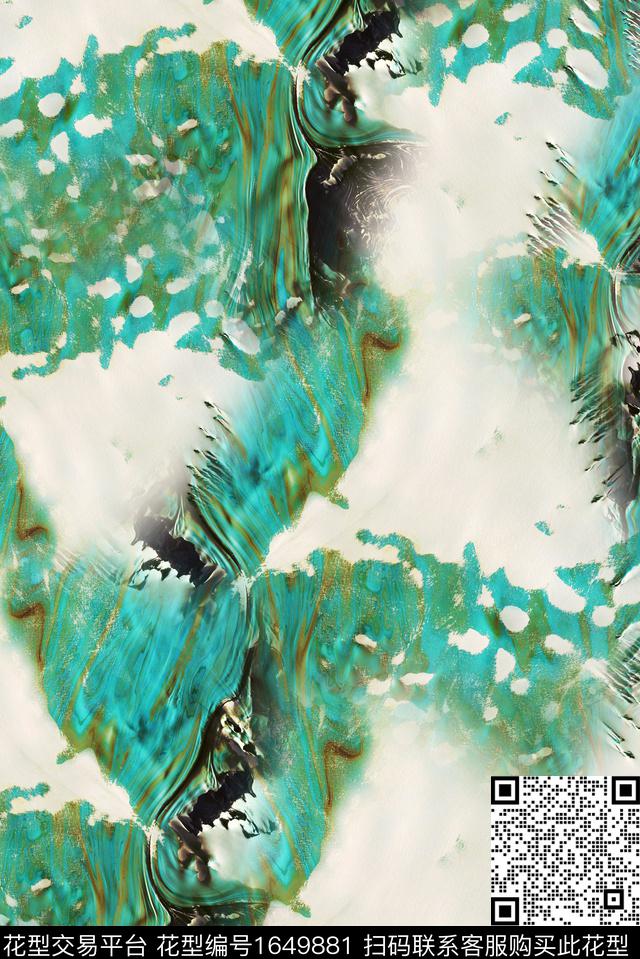 纹理肌理油画花型数码印花花型下载（图片编号: 1649881） - 瓦栏（Walan）