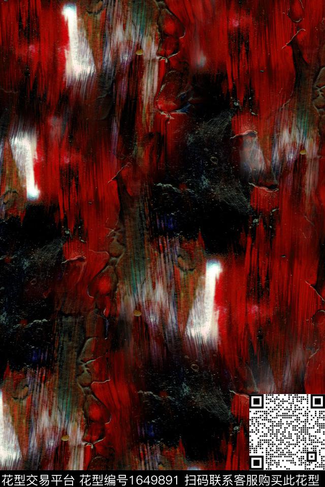 纹理肌理油画花型数码印花花型下载（图片编号: 1649891） - 瓦栏（Walan）