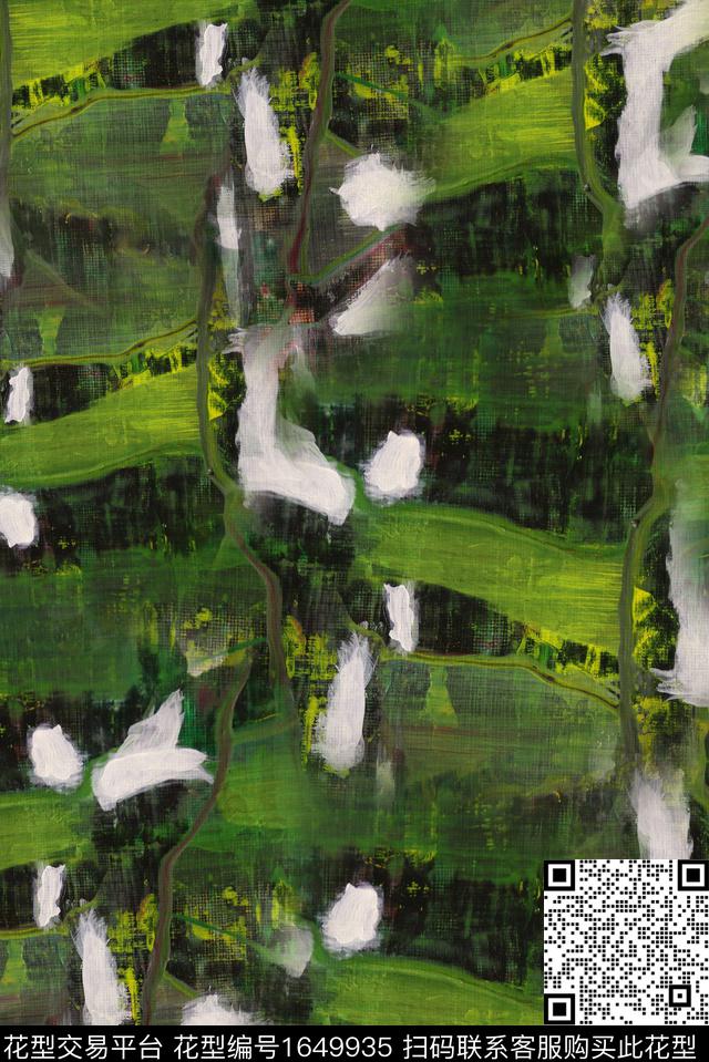 纹理肌理油画花型数码印花花型下载（图片编号: 1649935） - 瓦栏（Walan）