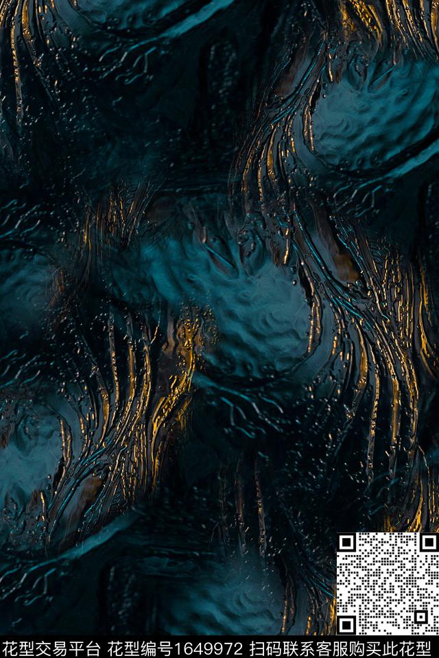 纹理肌理油画花型数码印花花型下载（图片编号: 1649972） - 瓦栏（Walan）