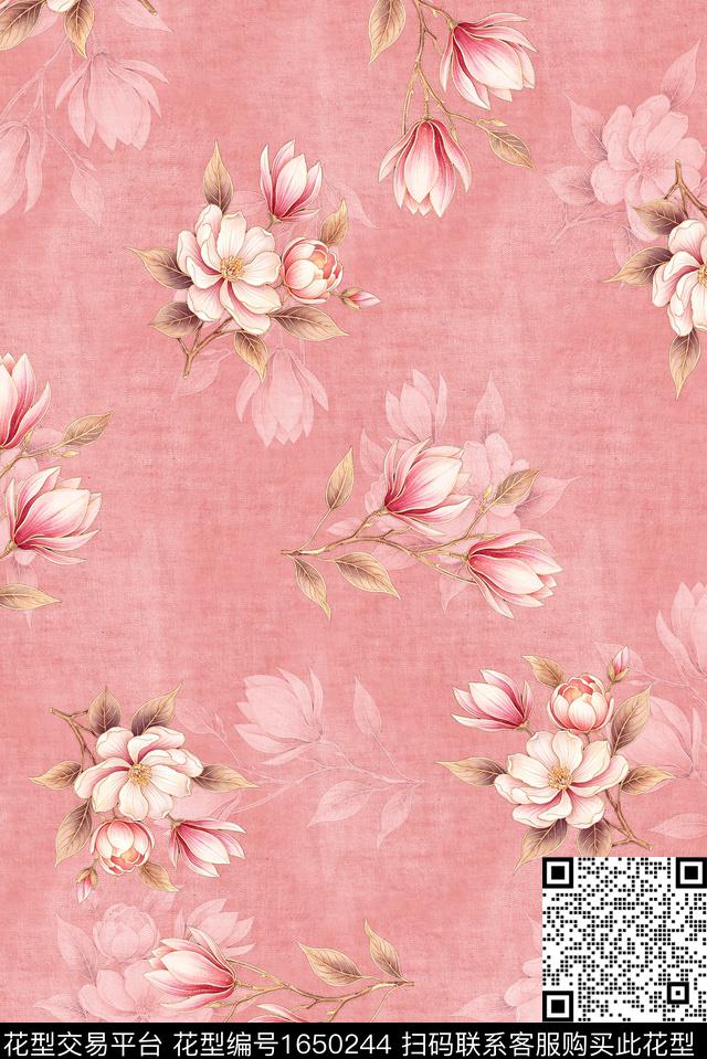 年轻女装满版散花小碎花数码印花花型下载（图片编号: 1650244） - 瓦栏（Walan）