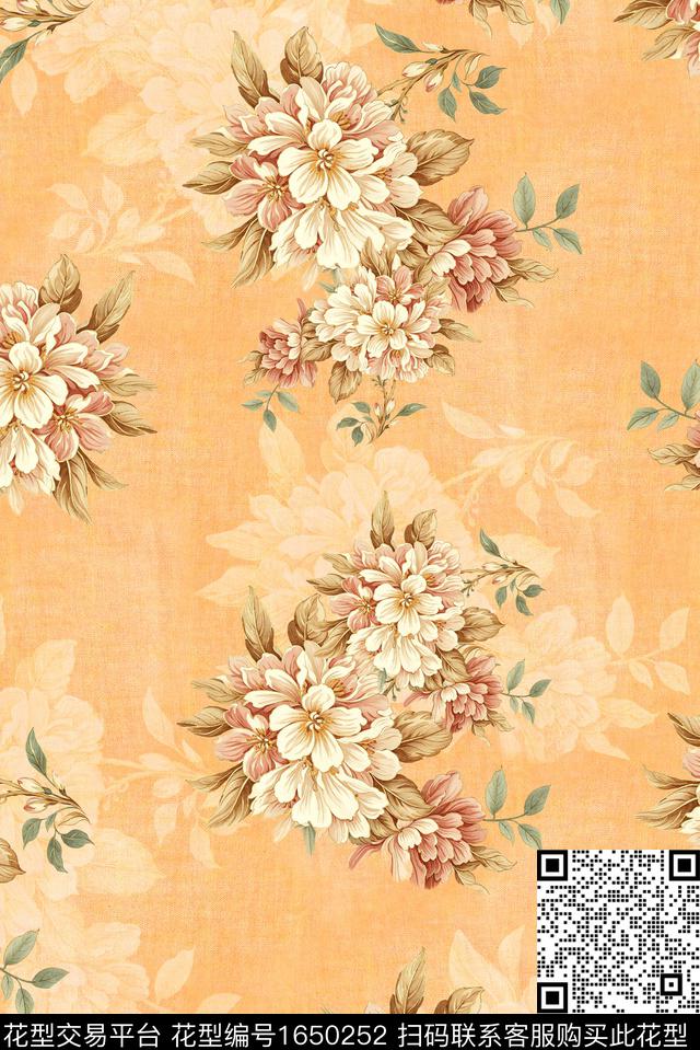 年轻女装满版散花小碎花数码印花花型下载（图片编号: 1650252） - 瓦栏（Walan）