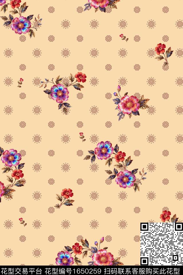 印花花型下载（图片编号: 1650259） - 瓦栏（Walan）