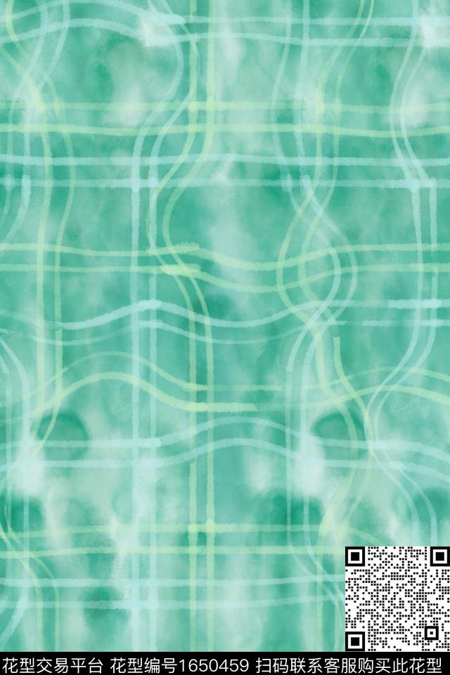 小清新清爽底花卉简约数码印花花型下载（图片编号: 1650459） - 瓦栏（Walan）