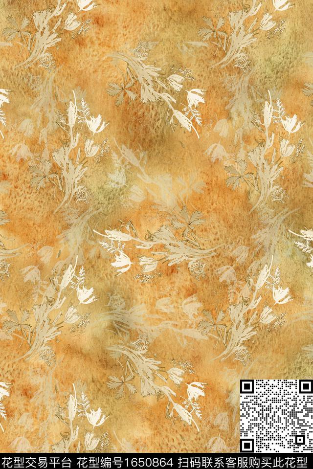 年轻女装满版散花小碎花数码印花花型下载（图片编号: 1650864） - 瓦栏（Walan）