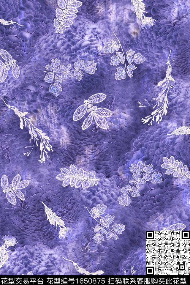 年轻女装满版散花小碎花数码印花花型下载（图片编号: 1650875） - 瓦栏（Walan）