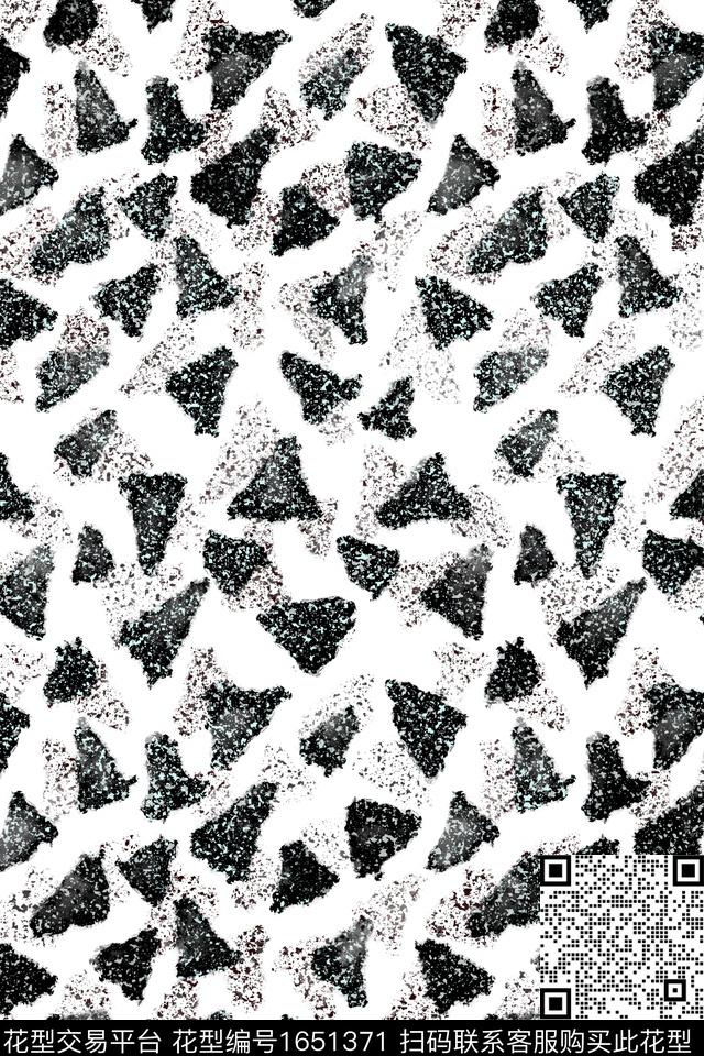 肌理简约几何数码印花花型下载（图片编号: 1651371） - 瓦栏（Walan）