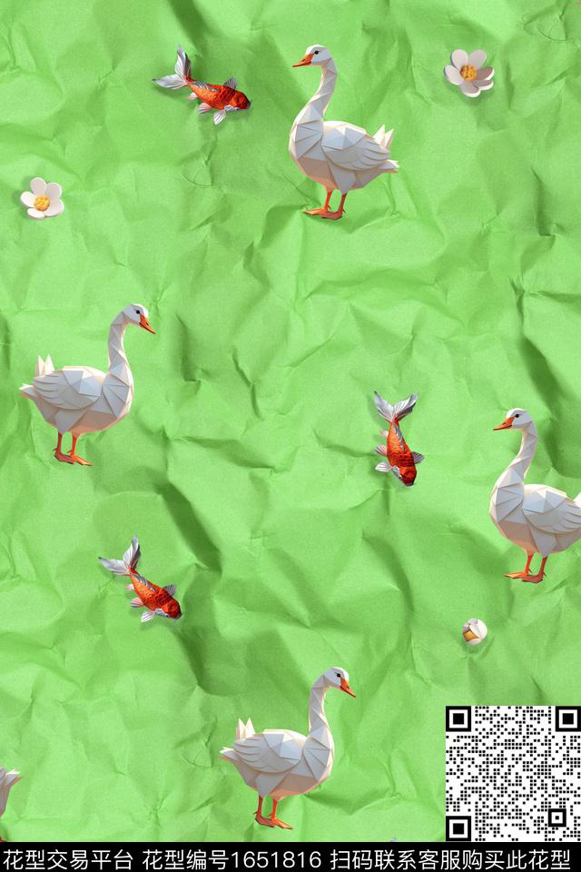 印花花型下载（图片编号: 1651816） - 瓦栏（Walan）