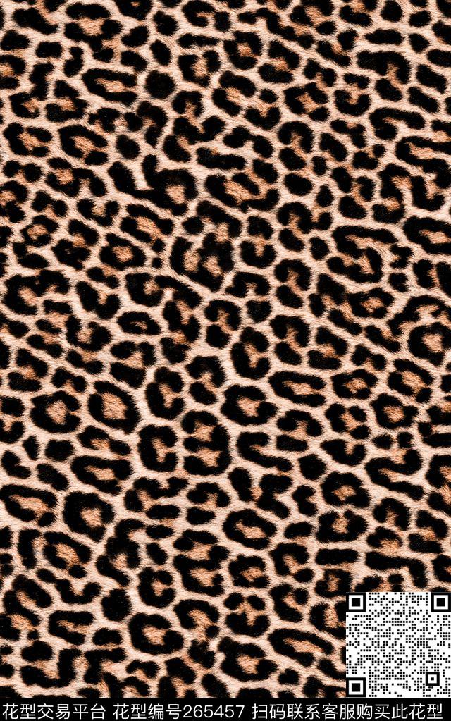 豹纹-001-1 - 265457 - 豹纹 动物纹 女装 - 数码印花花型 － 箱包花型设计 － 瓦栏