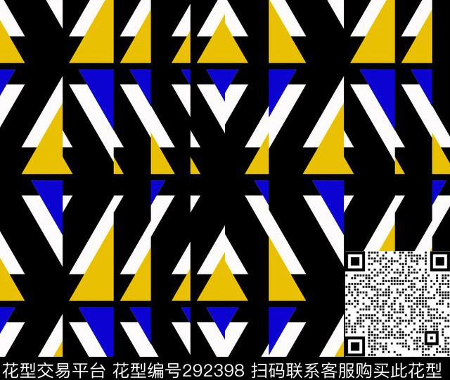 传统印花几何传统印花花型下载（图片编号: 292398） - 瓦栏（Walan）