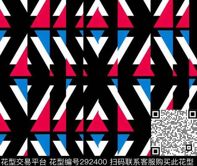 传统印花花型下载（图片编号: 292400） - 瓦栏（Walan）