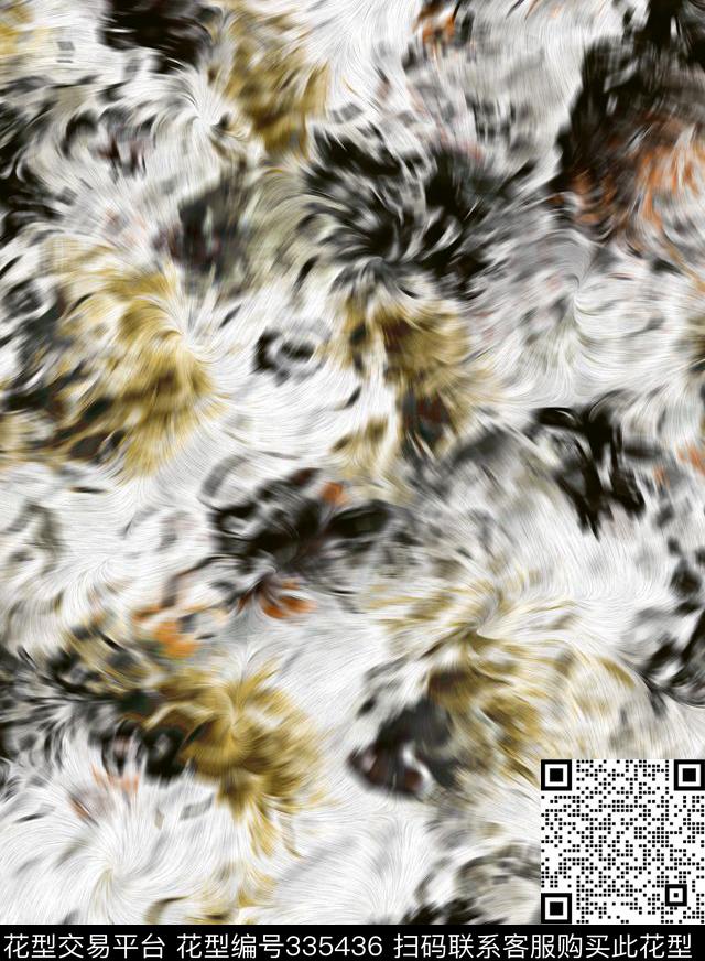 豹纹动物纹女装数码印花花型下载（图片编号: 335436） - 瓦栏（Walan）