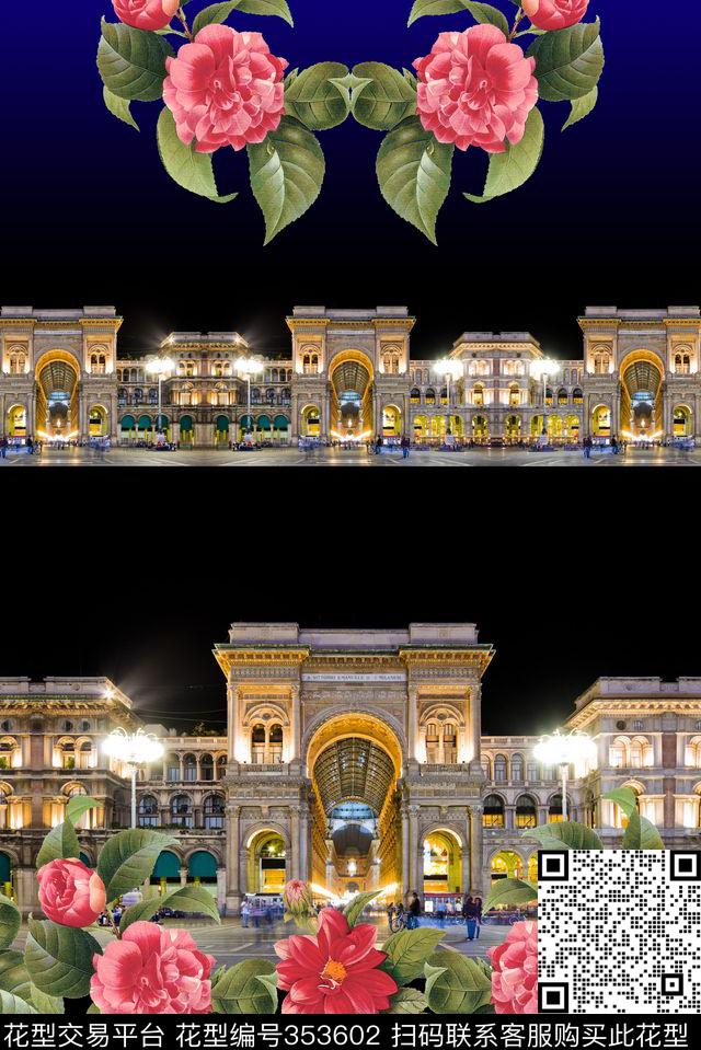 照片数码印花花型下载（图片编号: 353602） - 瓦栏（Walan）