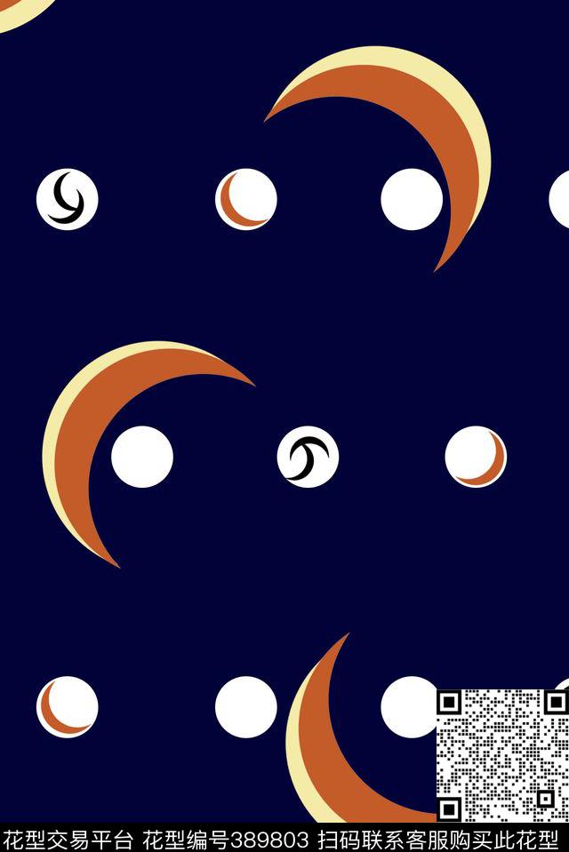 波点男装几何传统印花花型下载（图片编号: 389803） - 瓦栏（Walan）