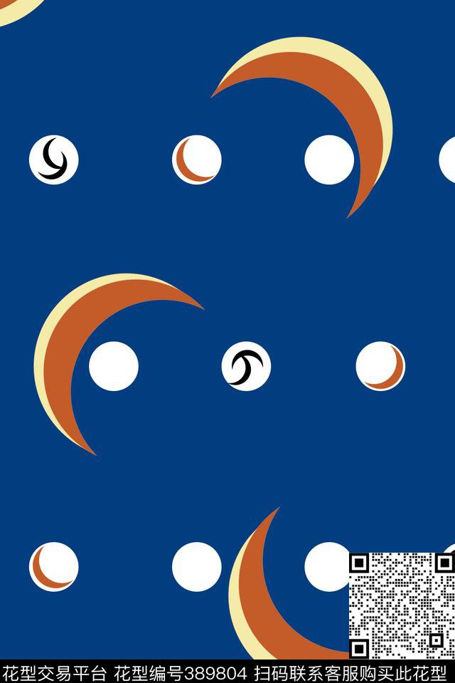 波点男装几何传统印花花型下载（图片编号: 389804） - 瓦栏（Walan）