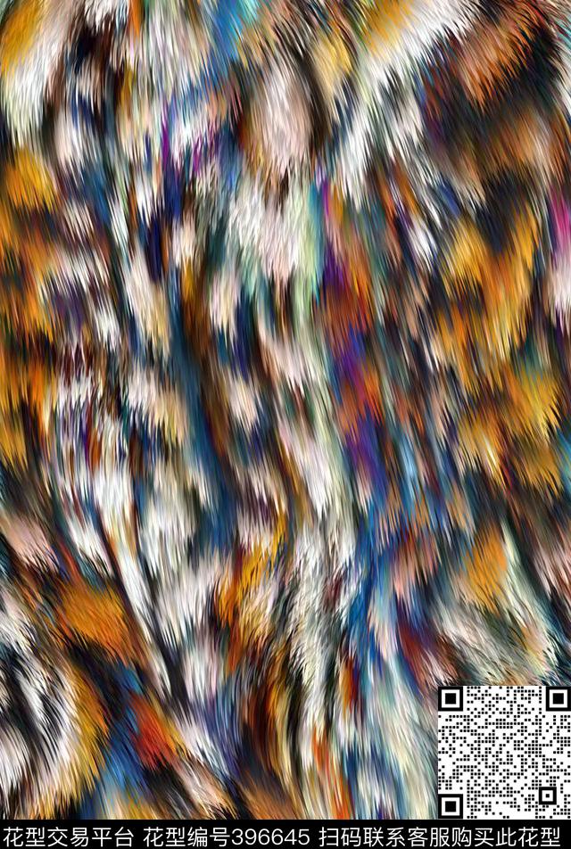非洲动物豹纹数码印花花型下载（图片编号: 396645） - 瓦栏（Walan）