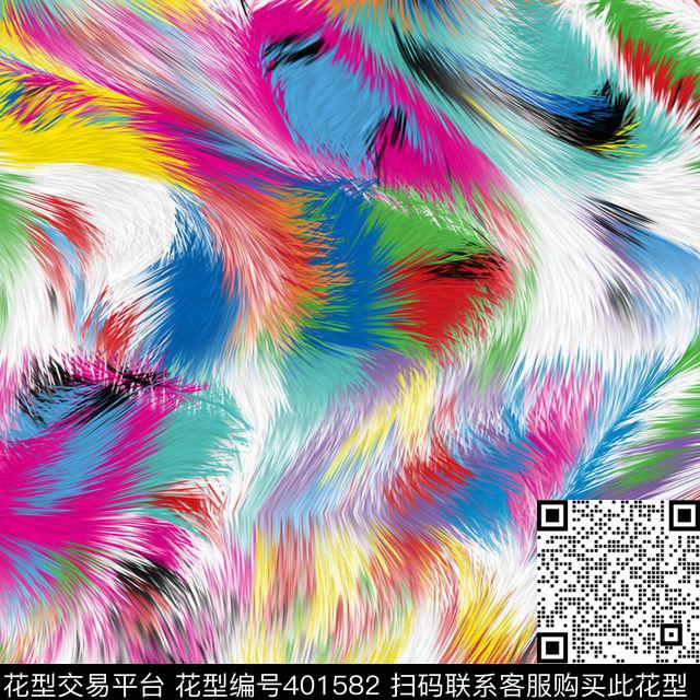 动物纹手绘风格糖果色数码印花花型下载（图片编号: 401582） - 瓦栏（Walan）