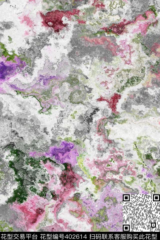 地表矿物质男装数码印花花型下载（图片编号: 402614） - 瓦栏（Walan）