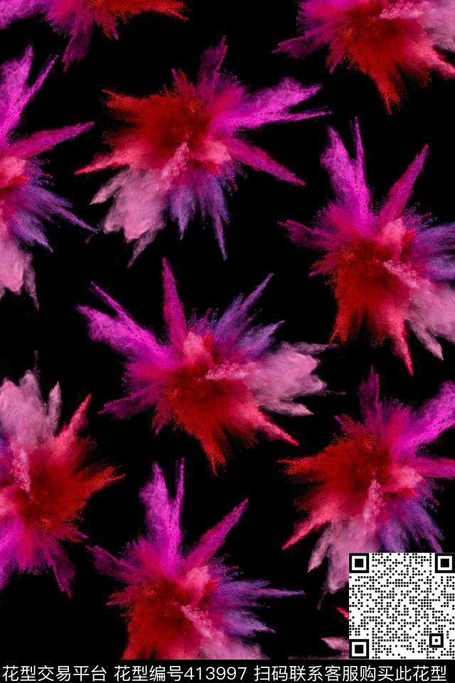 数码肌理数码印花花型下载（图片编号: 413997） - 瓦栏（Walan）