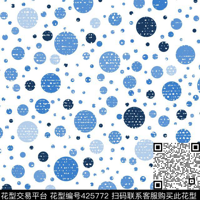 几何圆点波点传统印花花型下载（图片编号: 425772） - 瓦栏（Walan）