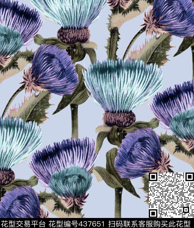GUCCI走秀2015数码印花花型下载（图片编号: 437651） - 瓦栏（Walan）
