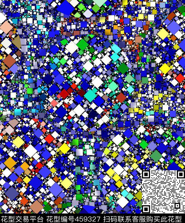 几何G-几何印象/GeometryB-抽象纹理/Abstract数码印花花型下载（图片编号: 459327） - 瓦栏（Walan）