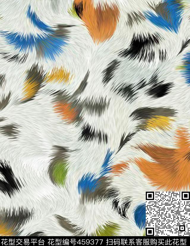 组合混合豹纹动物纹数码印花花型下载（图片编号: 459377） - 瓦栏（Walan）