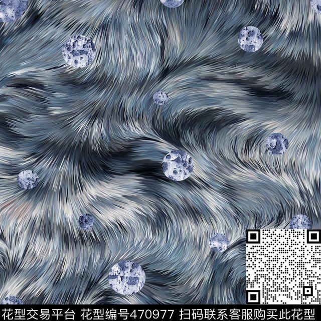 动物肌理圆点数码印花花型下载（图片编号: 470977） - 瓦栏（Walan）