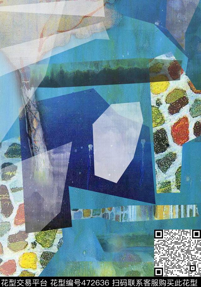 Doig名画再创做数码印花花型下载（图片编号: 472636） - 瓦栏（Walan）