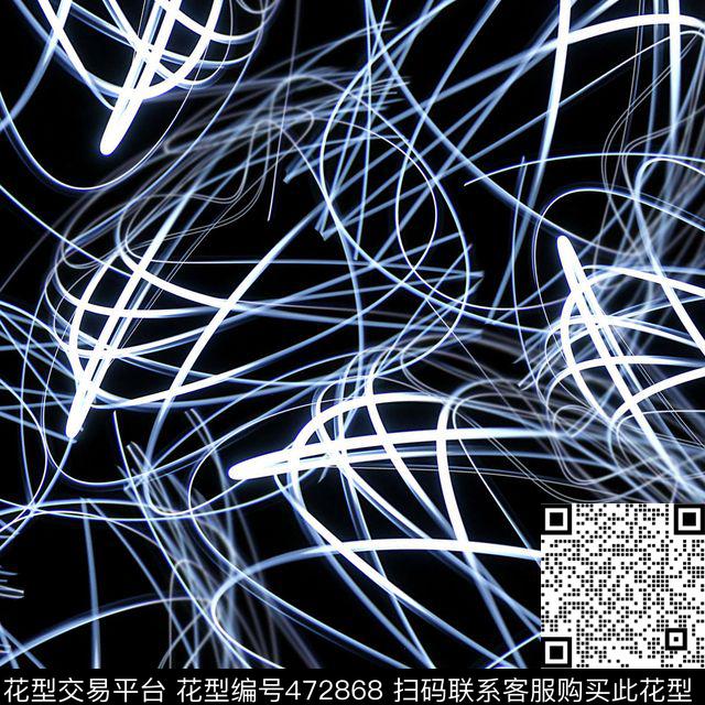 秋冬冷光光影数码印花花型下载（图片编号: 472868） - 瓦栏（Walan）