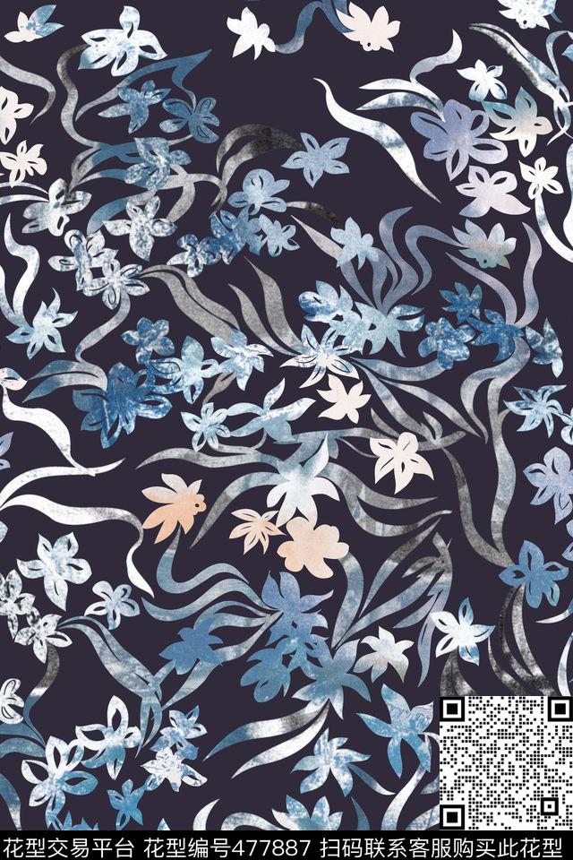 传统印花传统花型传统印花花型下载（图片编号: 477887） - 瓦栏（Walan）