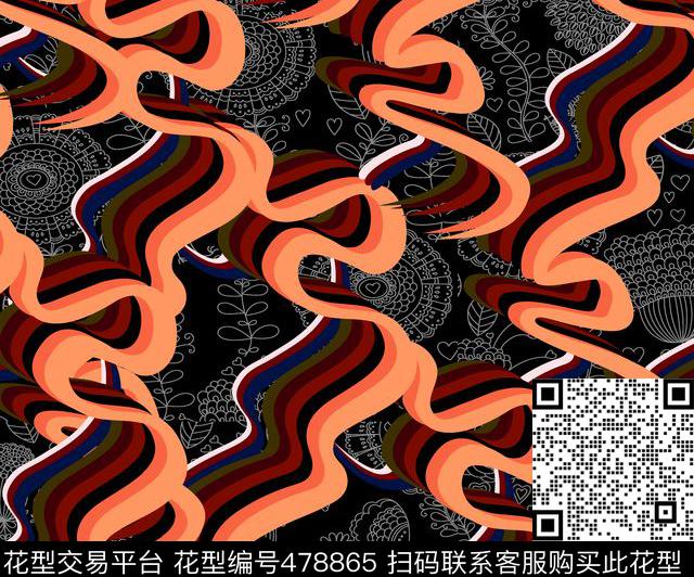 2016春夏3D清新数码印花花型下载（图片编号: 478865） - 瓦栏（Walan）