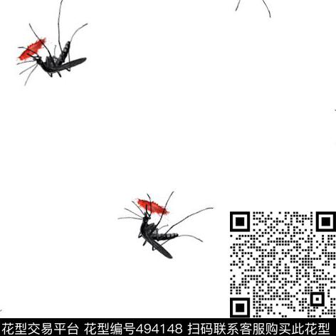 数码印花动物卡通卡通数码印花花型下载（图片编号: 494148） - 瓦栏（Walan）