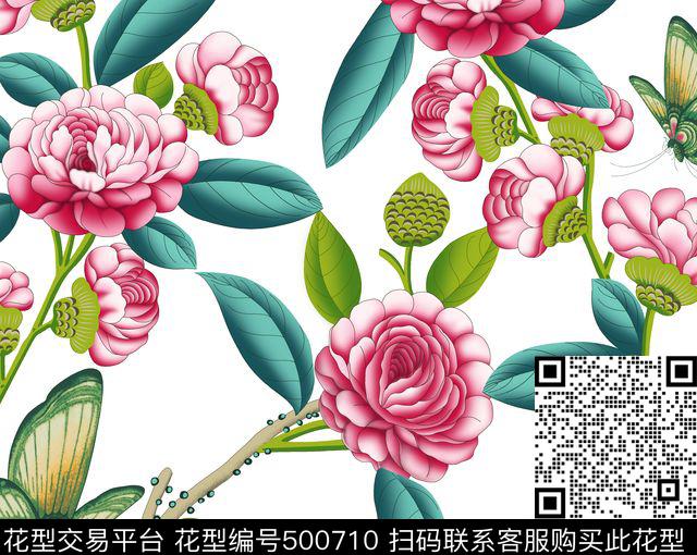 家纺女装2016春秋沙发布数码印花花型下载（图片编号: 500710） - 瓦栏（Walan）
