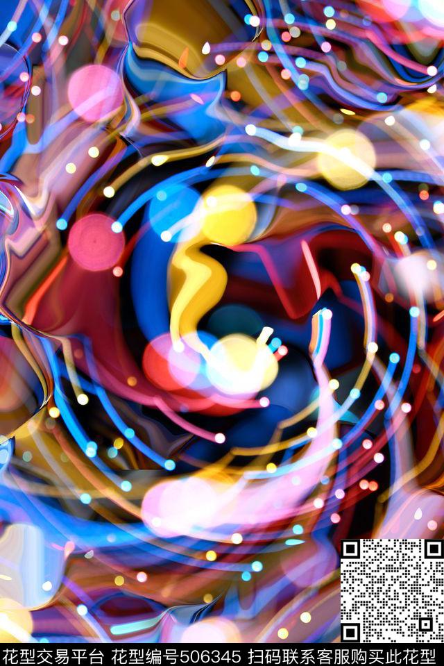 光影圆点B-抽象纹理/Abstract数码印花花型下载（图片编号: 506345） - 瓦栏（Walan）