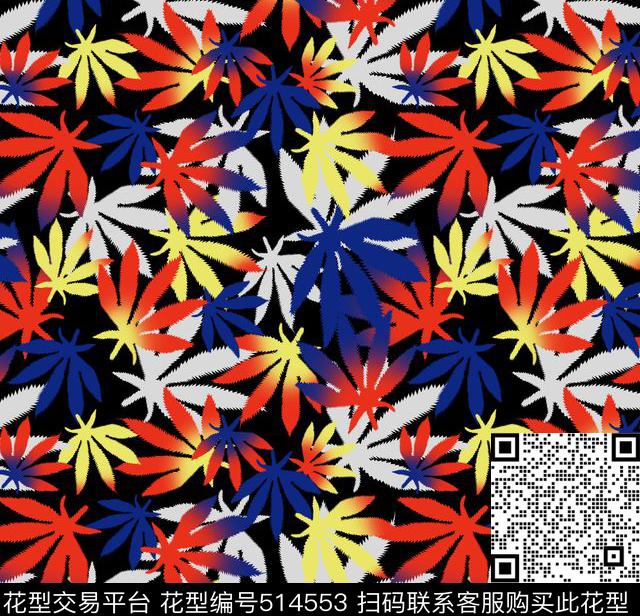 几何字母格子传统印花花型下载（图片编号: 514553） - 瓦栏（Walan）