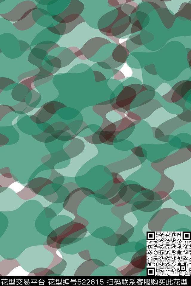 抽象传统花型几何图传统印花花型下载（图片编号: 522615） - 瓦栏（Walan）