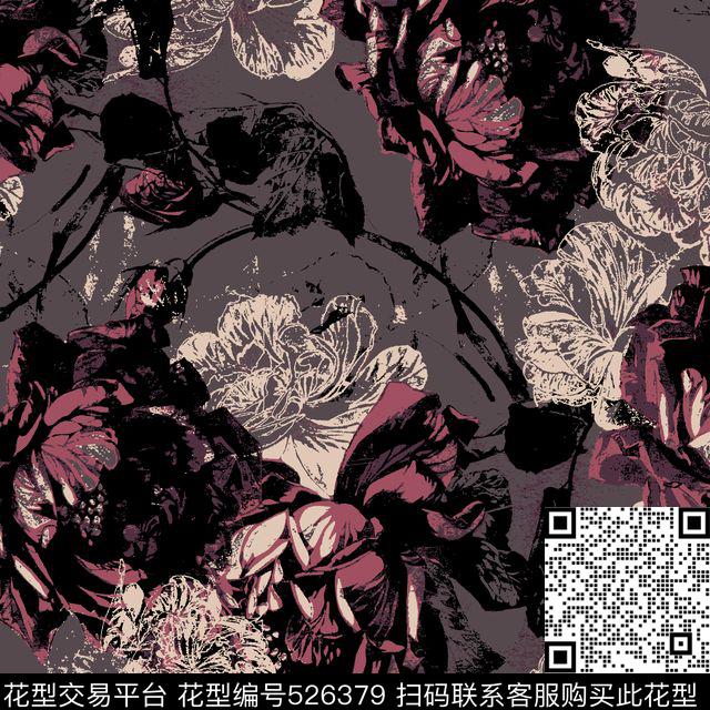 几何线条格子传统印花花型下载（图片编号: 526379） - 瓦栏（Walan）