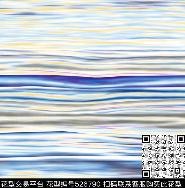 字母定位花扎染花型传统印花花型下载（图片编号: 526790） - 瓦栏（Walan）