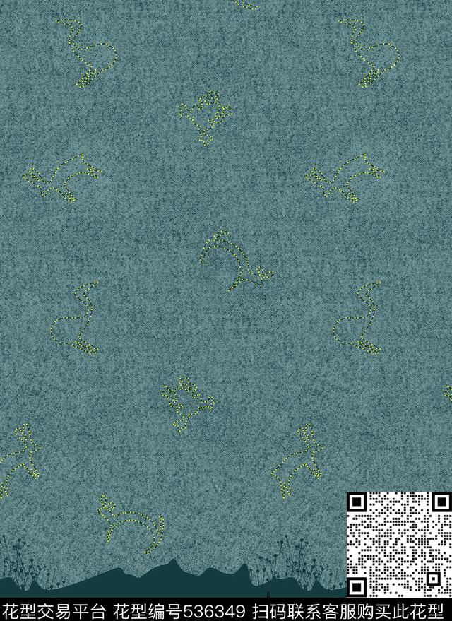 花卉小碎花花纹传统印花花型下载（图片编号: 536349） - 瓦栏（Walan）