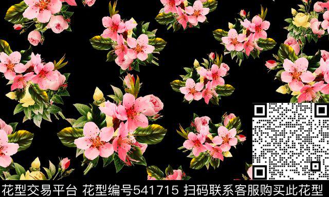 时尚精美小碎花数码印花花型下载（图片编号: 541715） - 瓦栏（Walan）
