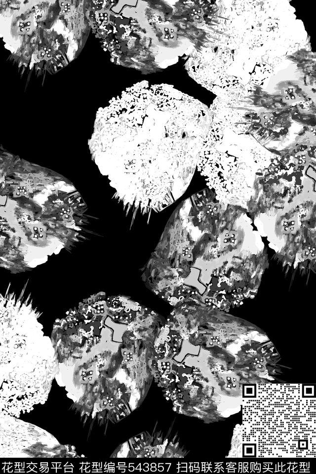 原创手绘维多利亚风格大气数码印花花型下载（图片编号: 543857） - 瓦栏（Walan）
