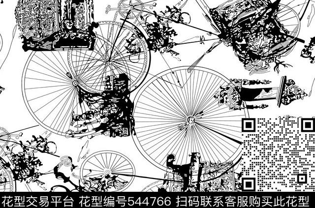 花卉小碎花花纹传统印花花型下载（图片编号: 544766） - 瓦栏（Walan）